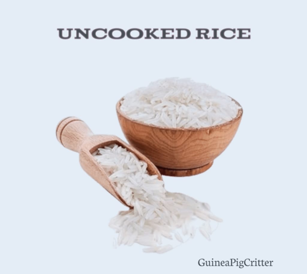 uncooked rice